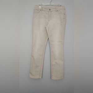 Chico's Platinum Denim Jeans (Sz 0=S 4-6) Short Length